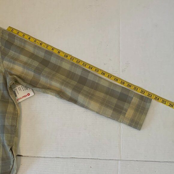 Marmot Women Fairfax Lightweight Boyfriend Flannel Shirt Wheat Medium NWT - Picture 10 of 12